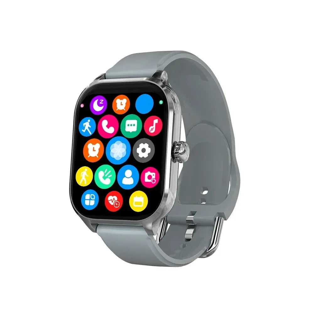 H9 Max Men Women Sports Watch, Fitness Smart Watch, Digital Smart Watch, 2.01 Inch Dial, Calls, Music, Calculator, Silicone Charging, USB, Message Preview, DIY Dial, Weather, Compatible with Android & Ios Phone, Waterproof Smart Watch