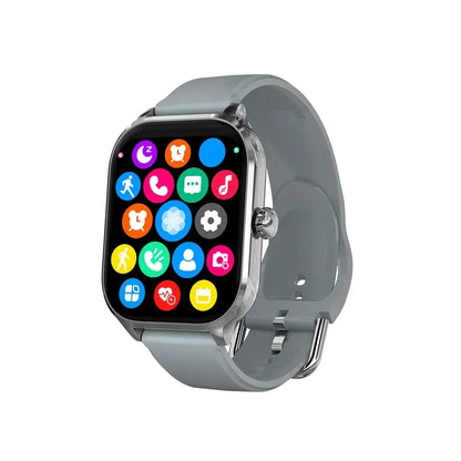 H9 Max Men Women Sports Watch, Fitness Smart Watch, Digital Smart Watch, 2.01 Inch Dial, Calls, Music, Calculator, Silicone Charging, USB, Message Preview, DIY Dial, Weather, Compatible with Android & Ios Phone, Waterproof Smart Watch