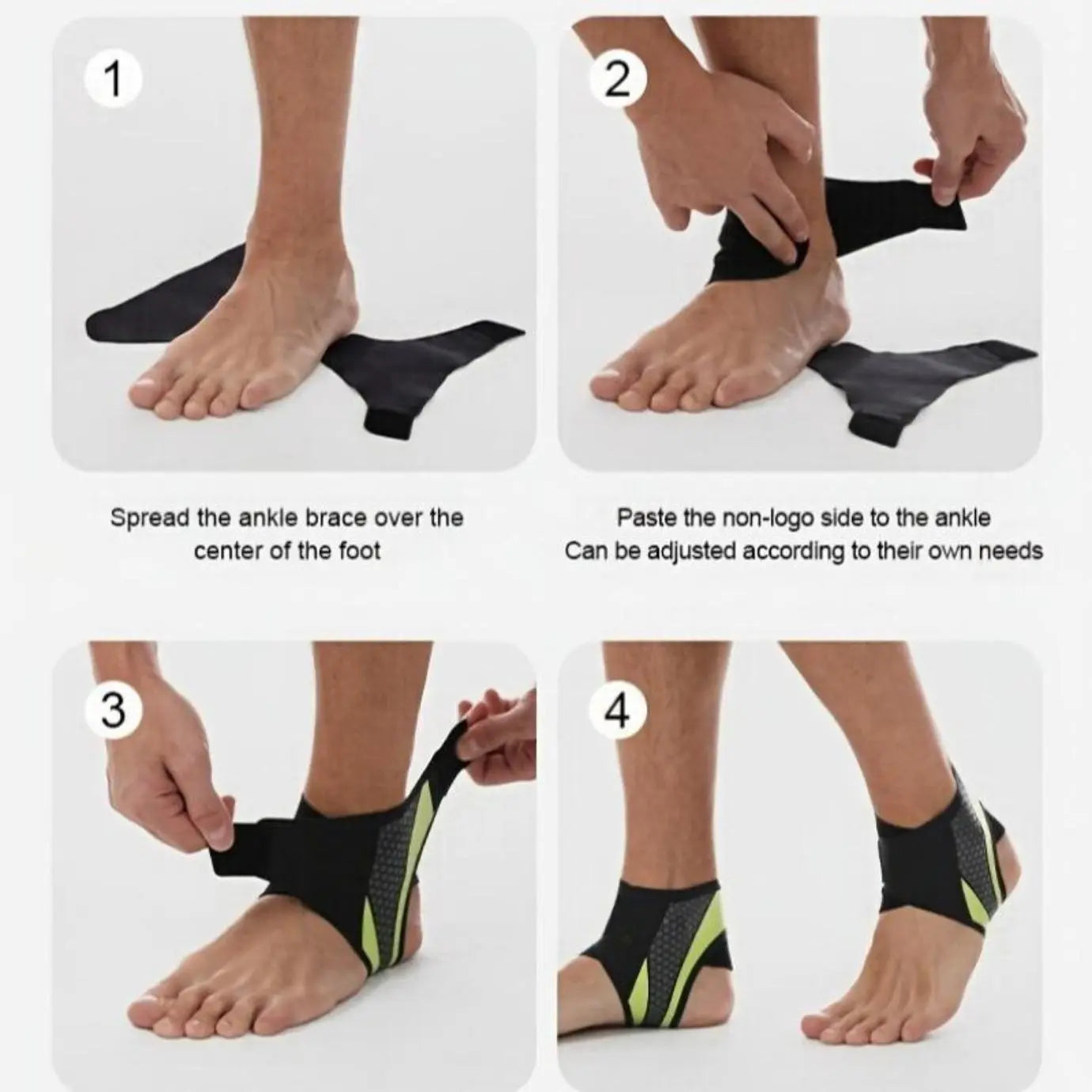 A Special Gift: a Breathable Ankle Support Strap, Ankle Brace, or Sports Ankle Support Strap, Suitable for Sports, Fitness, Running, Rock Climbing, Cycling, Tennis, Healthcare, and Other Occasions. (Springstatements),Summerwins